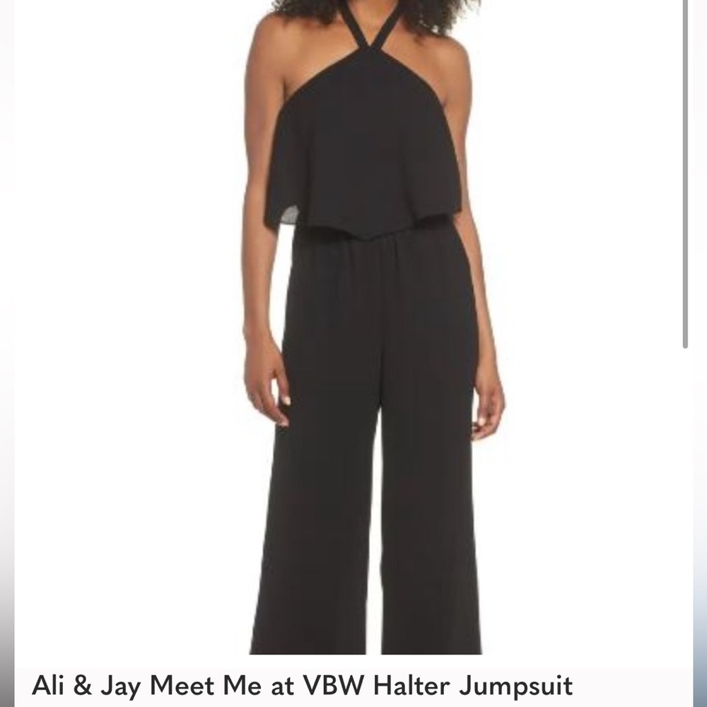 Nordstrom (Ali & Jay) - Black Halter Jumpsuit